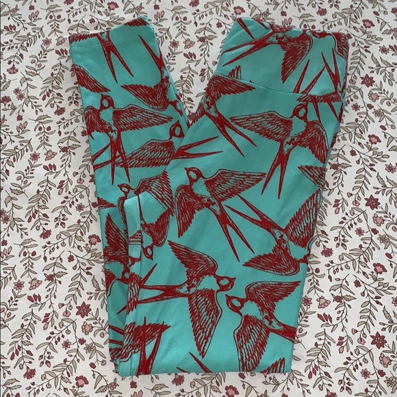 LulaRoe Scissor Sparrow Legging Major ๐ฆ OS NWOT - Picture 1 of 8